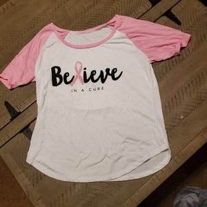 M Believe in a Cure Tee
